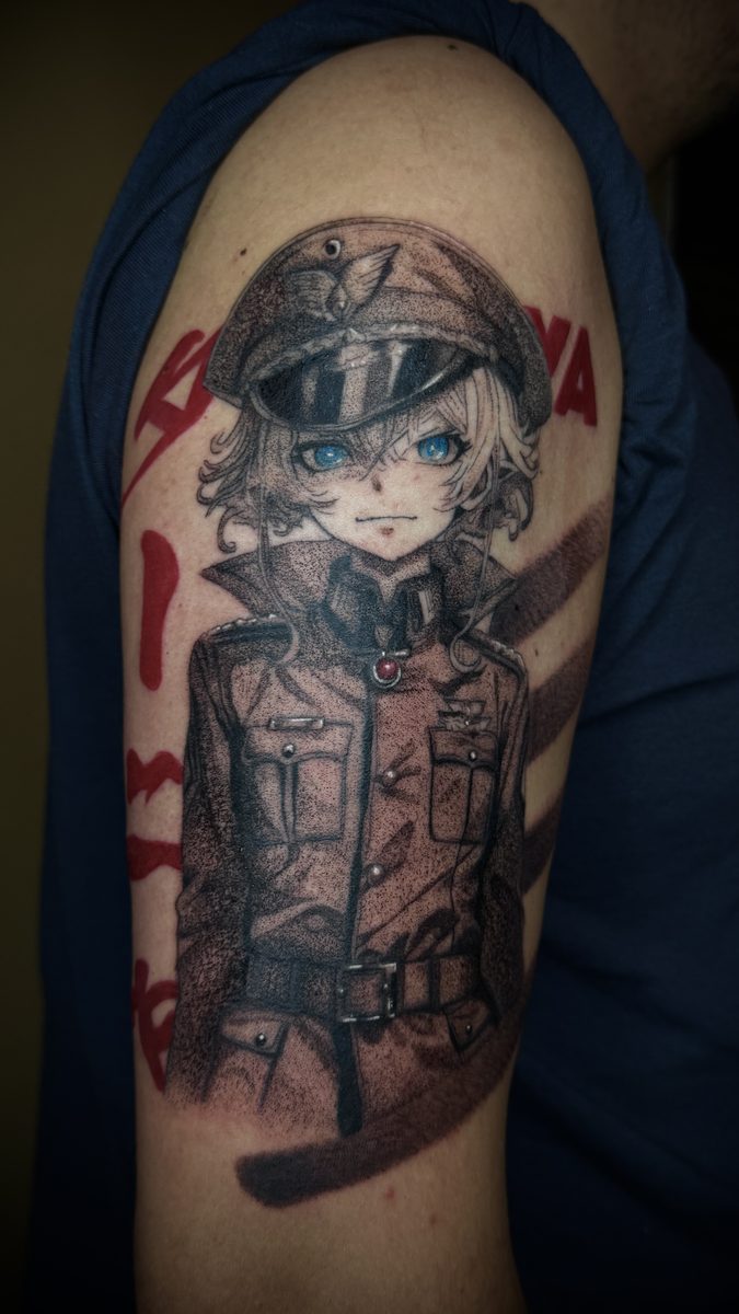 Tatuaje a color ilustración
