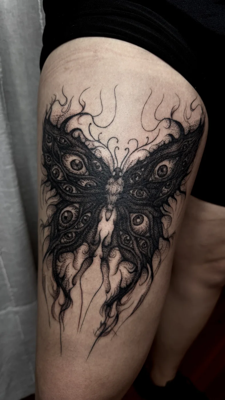 Polilla fantasy · Brishoss tatuajes La Plata